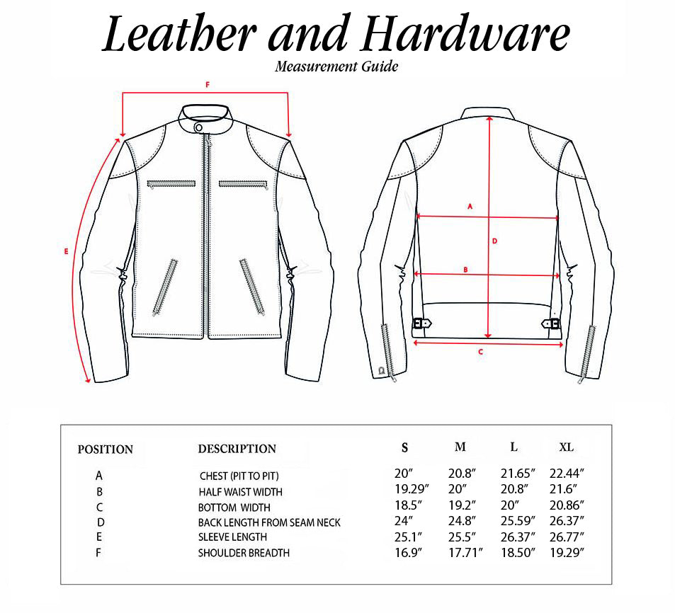 Size Guide - The Genuine Leather