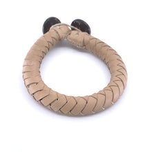 Load image into Gallery viewer, Light Beige Hand Braided Men&#39;s Bracelet