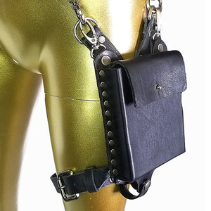 Leather Leg Harness, Leg Harness, Leather Leg Harness, Leg harness Set. One for Each Leg (LH001)