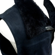 Load image into Gallery viewer, Navy Blue Genuine Suede Leather Vest
