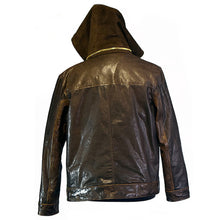 Load image into Gallery viewer, Men&#39;s Brown Biker Lamb Leather Jacket,