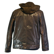 Load image into Gallery viewer, Men&#39;s Brown Biker Lamb Leather Jacket,