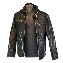 Load image into Gallery viewer, Men&#39;s Brown Biker Lamb Leather Jacket,