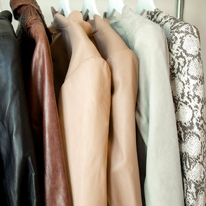Womens  Lambskin Leather Jacket