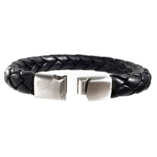 Load image into Gallery viewer, Hand Braided Genuine Leather Bracelet with Stainless Steel Magnetic Clasp