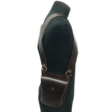 Load image into Gallery viewer, Chocolate Brown One Piece Leather Harness