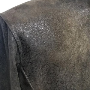 Men's Forest Green Suede Lamb Leather Jacket,